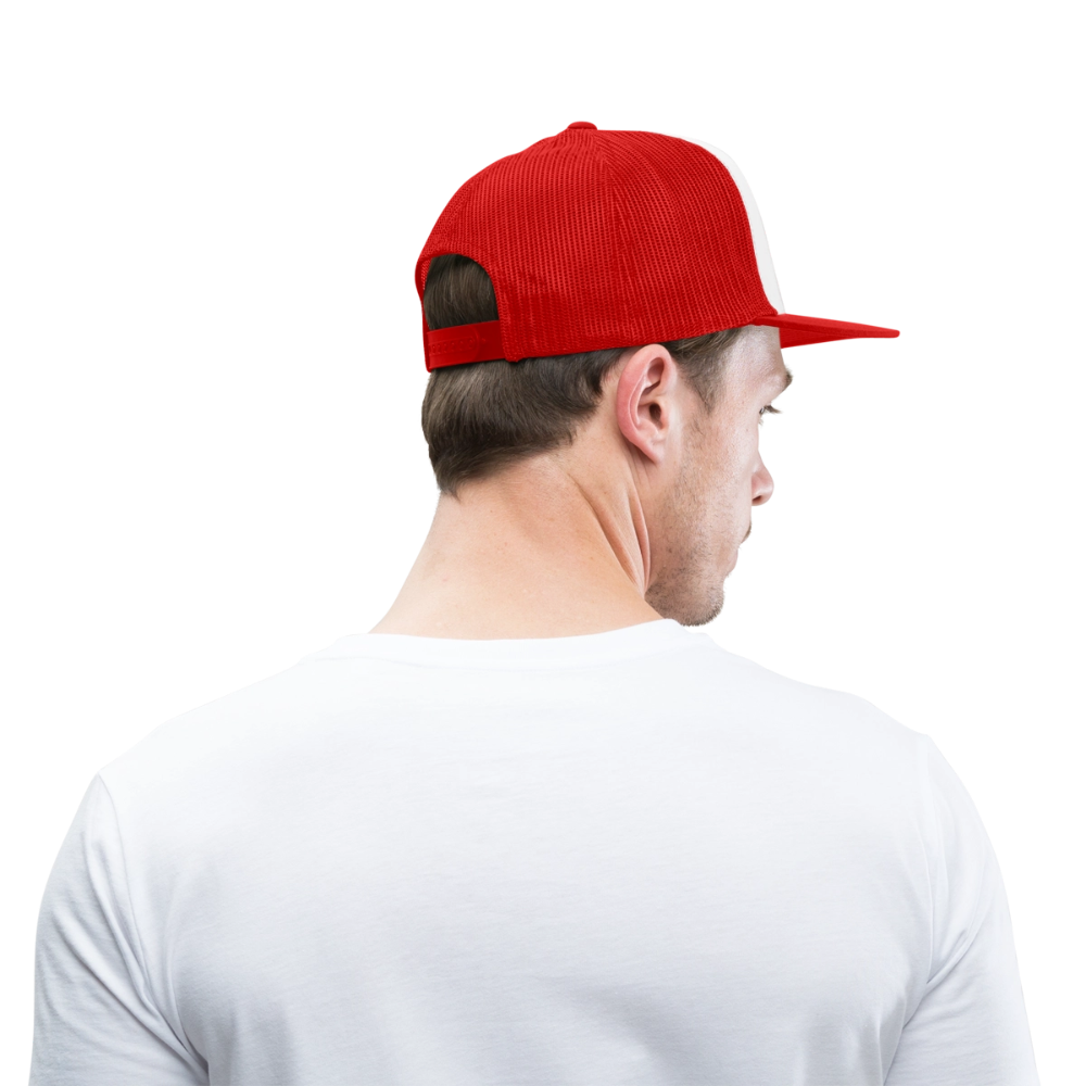 Trucker Hat - I Believe In Her (RETRO) - white/red