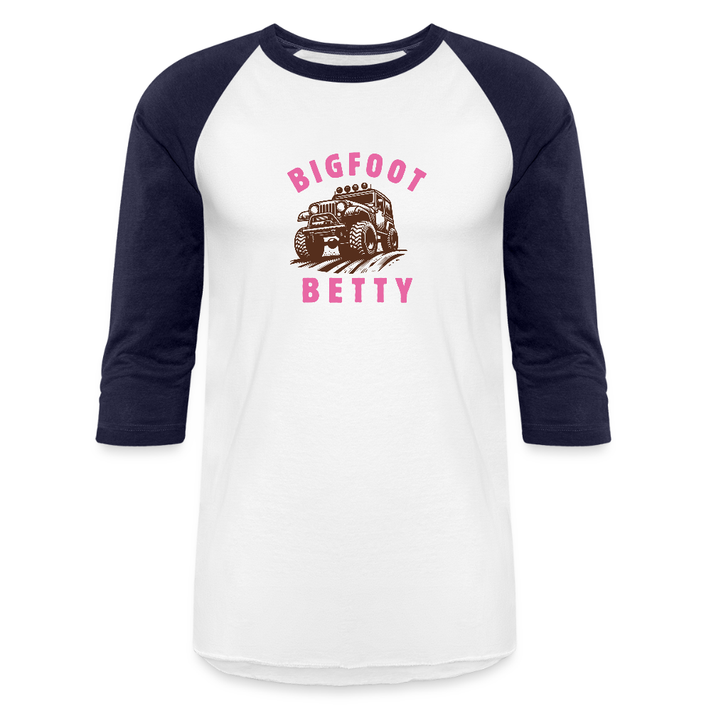 Baseball T-Shirt - BFB Jeep - white/navy