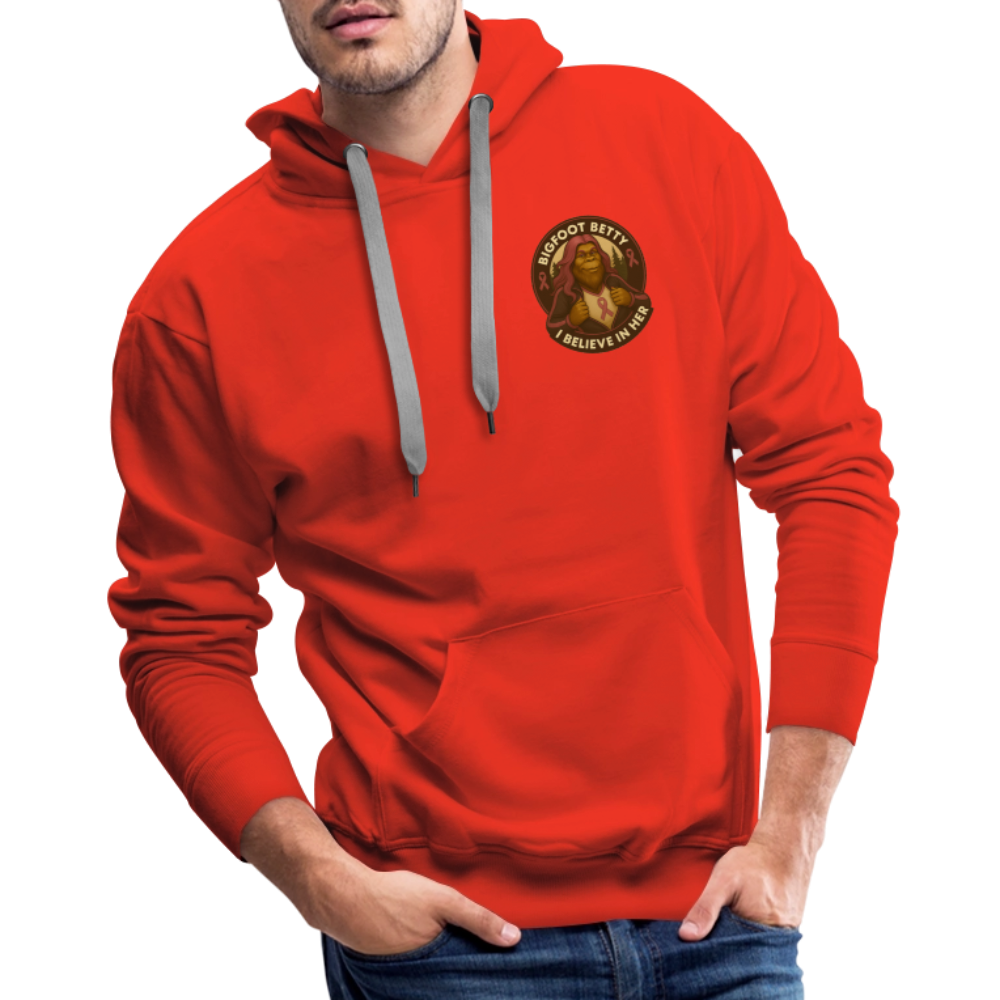 Men’s Premium Hoodie - I Believe In Her (F/B) (RETRO) - red