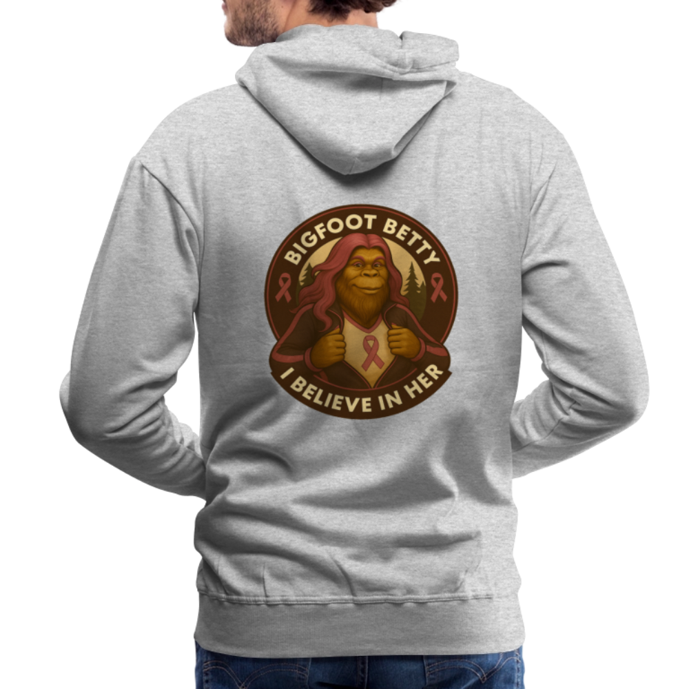 Men’s Premium Hoodie - Where Myth Meets Mission (RETRO) - heather grey