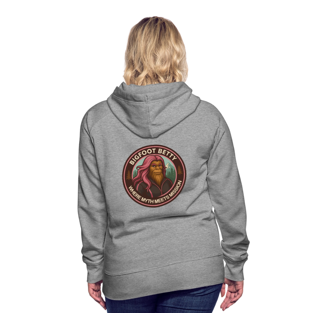 Women’s Premium Hoodie - Where Myth Meets Mission (RETRO) - heather grey