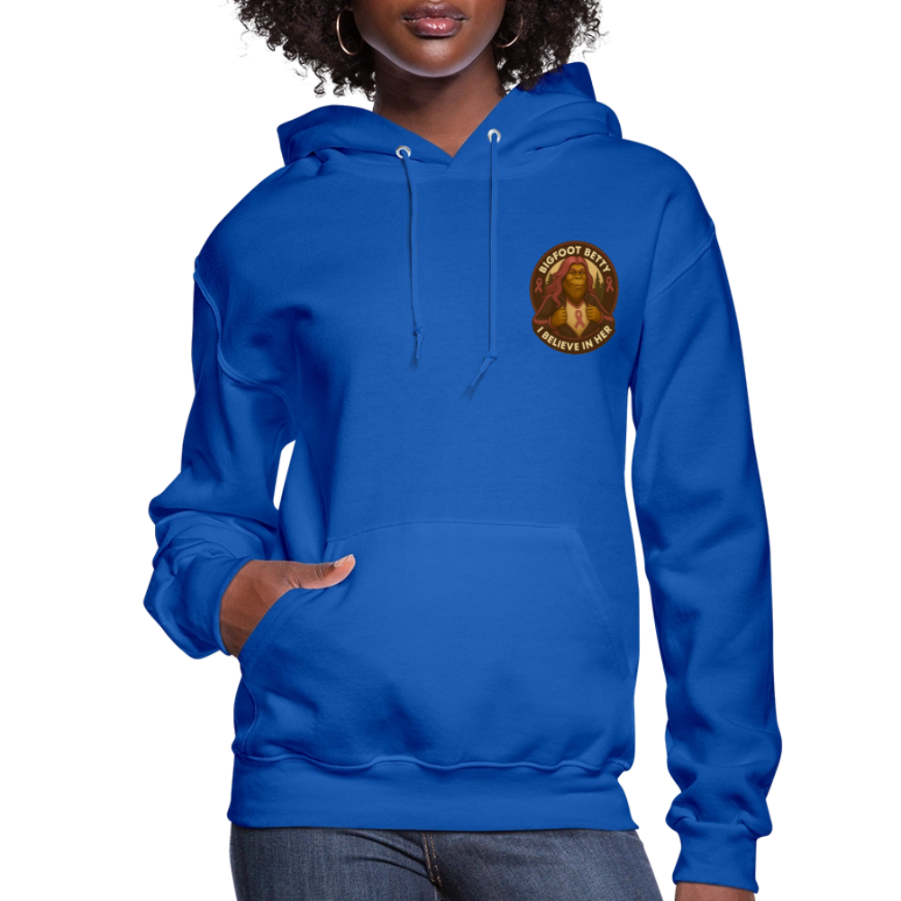 Women's Hoodie - I Believe In Her (F/B) (RETRO) - royal blue