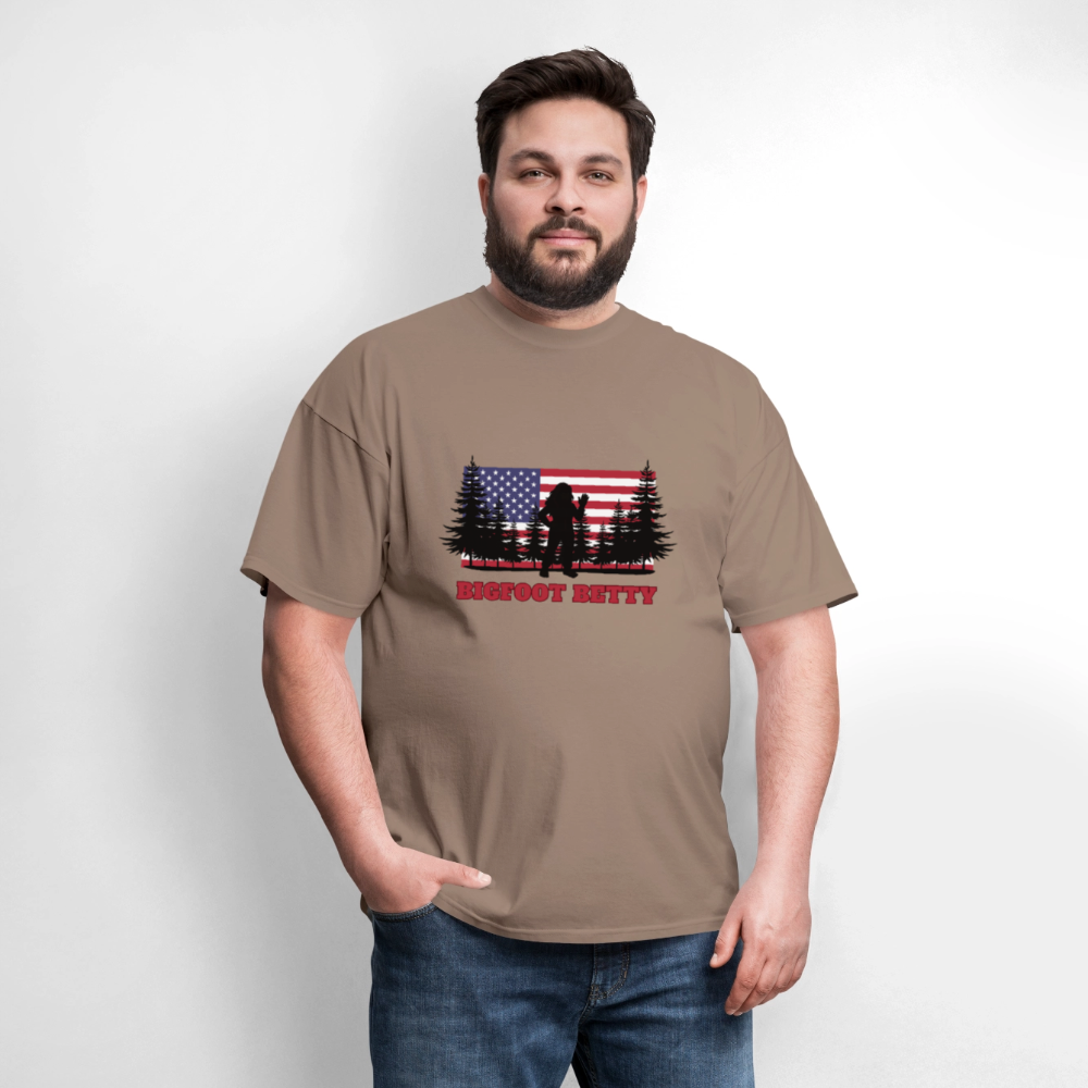 BFB July 4 - Forest Flag Unisex Classic T-Shirt - brown savana