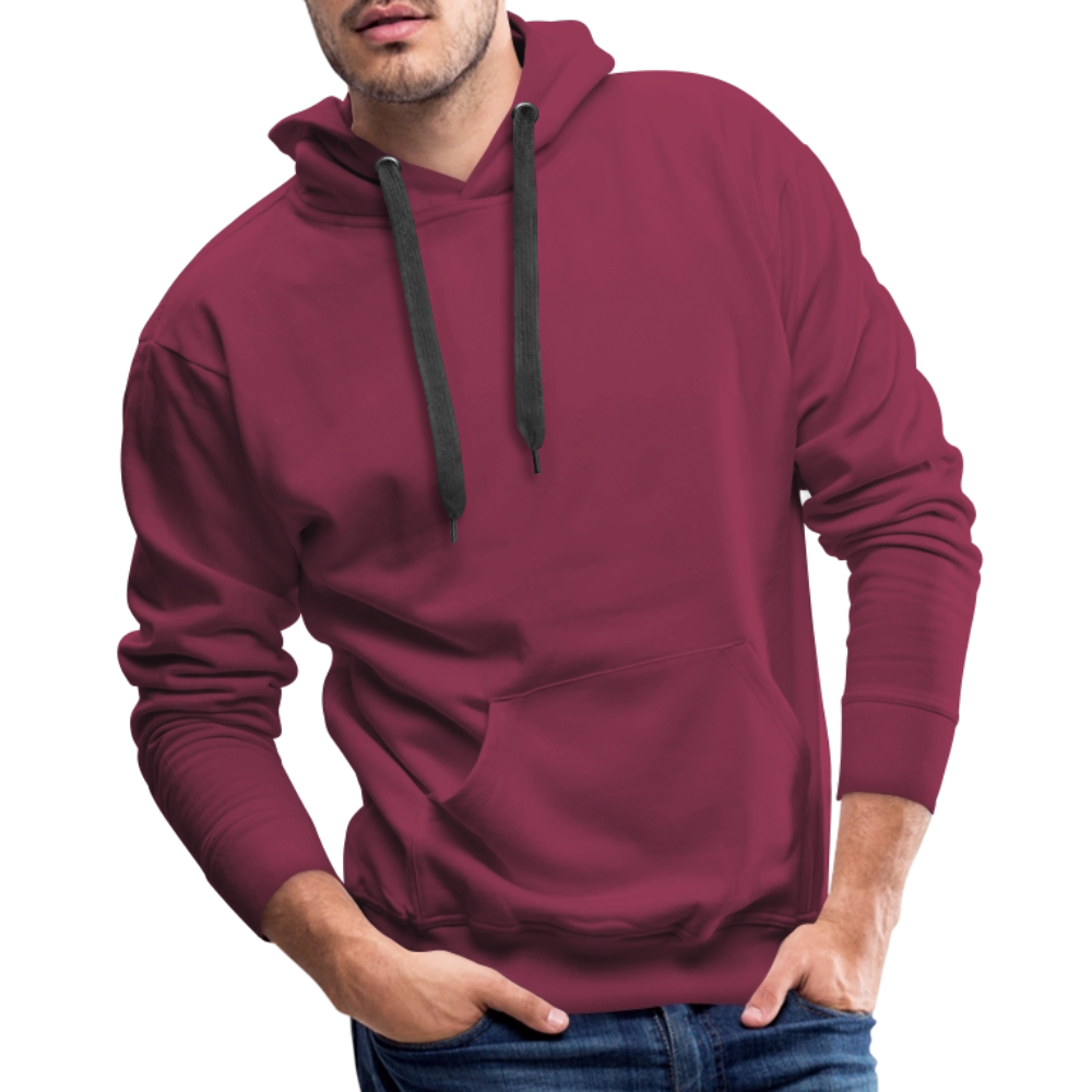 Men’s Premium Hoodie - Where Myth Meets Mission (RETRO) - burgundy
