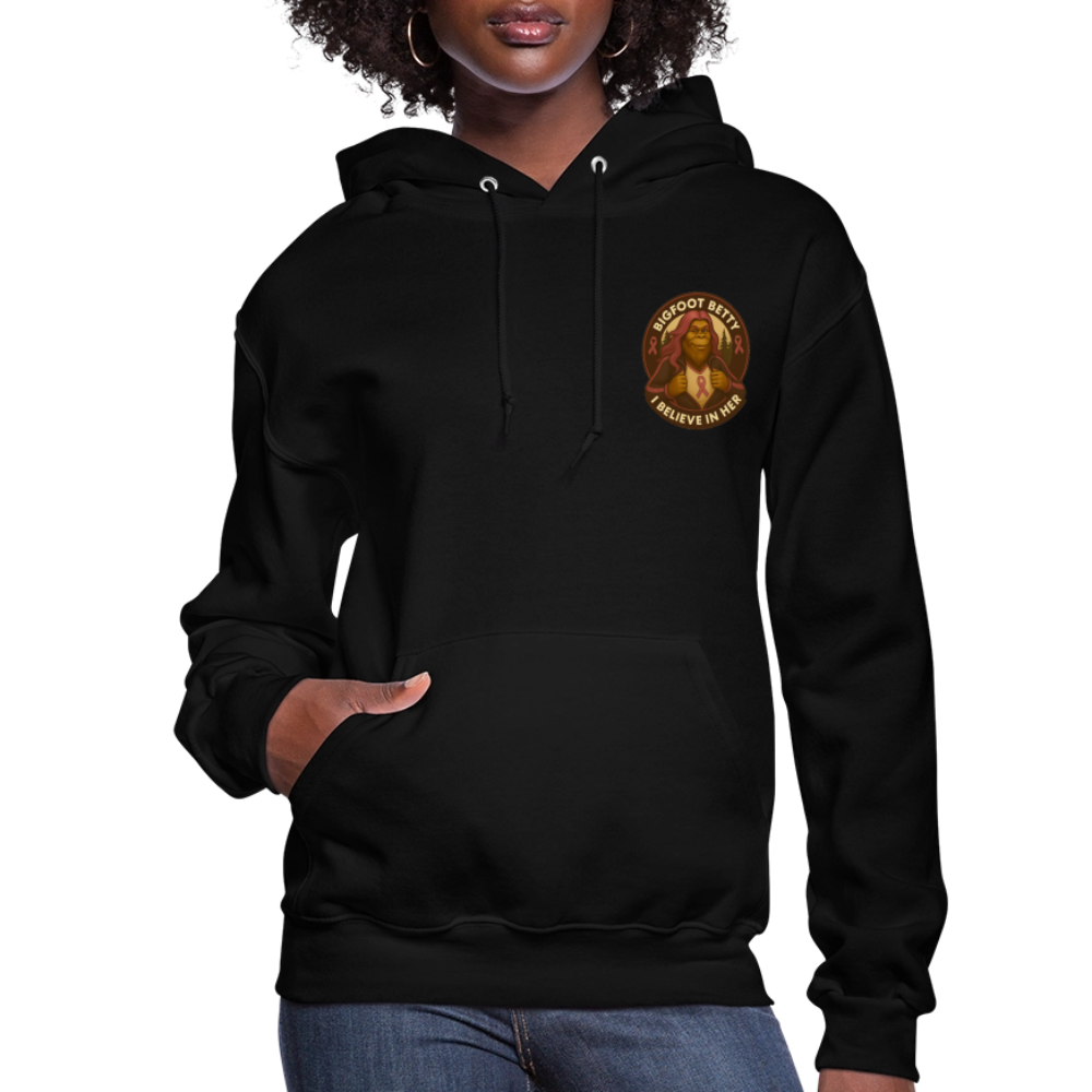 Women's Hoodie - I Believe In Her (F/B) (RETRO) - black