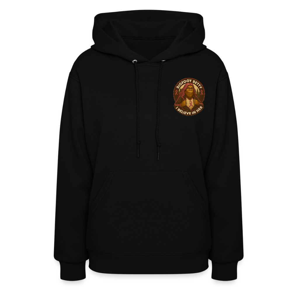 Women's Hoodie - I Believe In Her (F/B) (RETRO) - black
