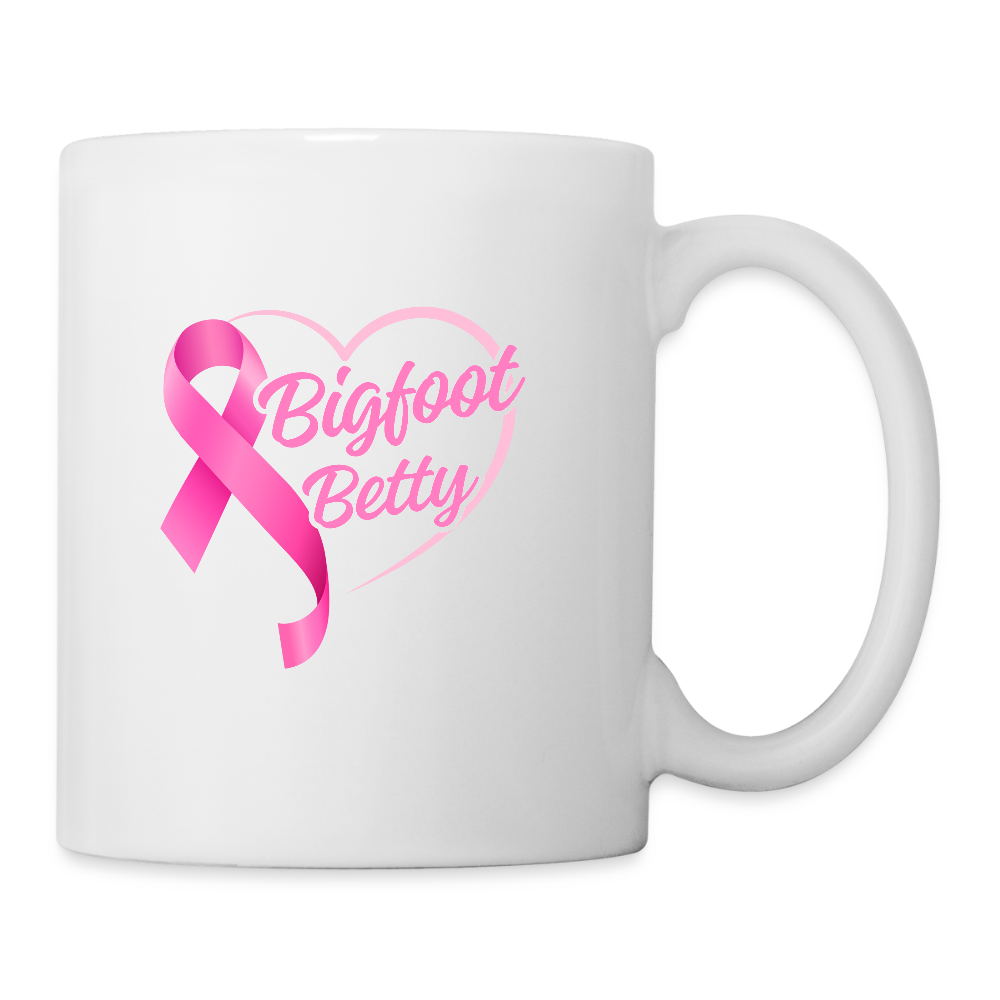 Coffee/Tea Mug - BFB Pink Ribbon - white