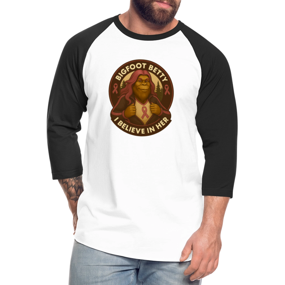 Baseball T-Shirt - I Believe In Her (RETRO) - white/black