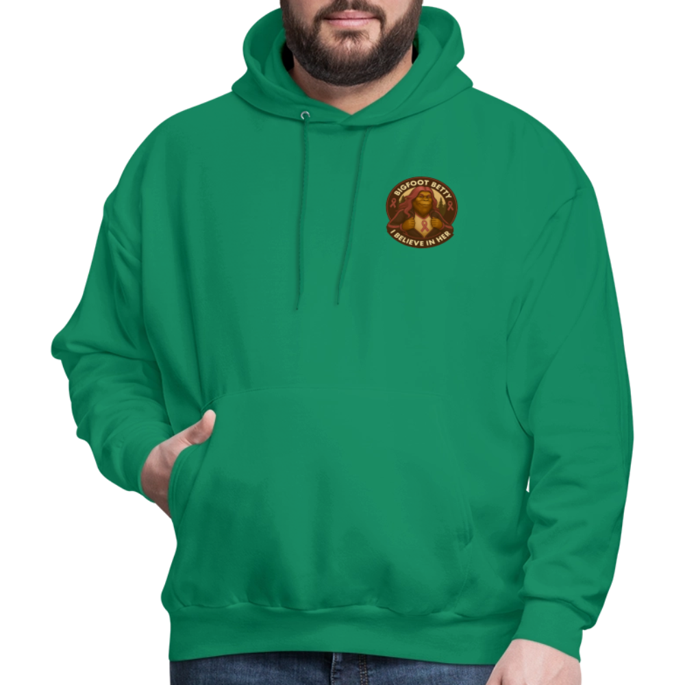 Men's Hoodie - I Believe In Her (F/B) (RETRO) - kelly green