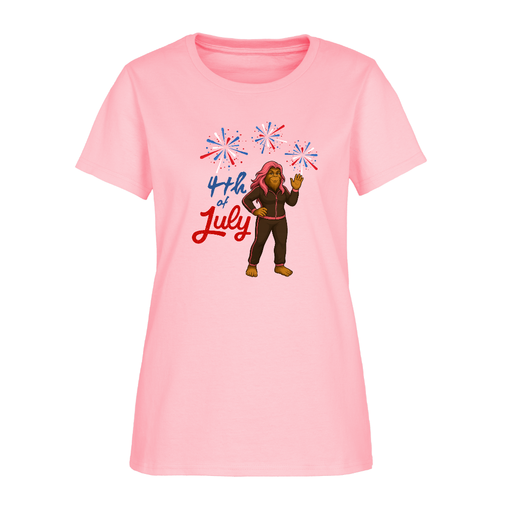 BFB July 4 - Fireworks Women's T-Shirt - pink