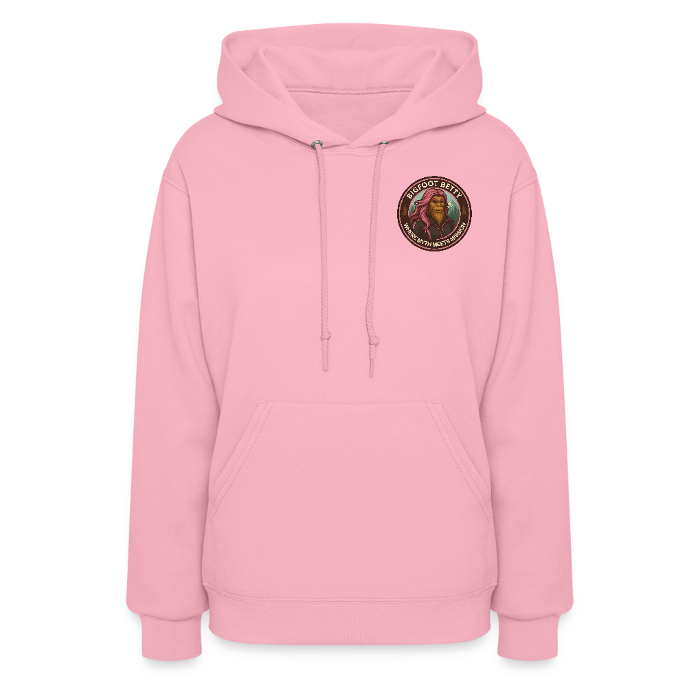 Women's Hoodie - Where Myth Meets Mission (F/B) (RETRO) - classic pink