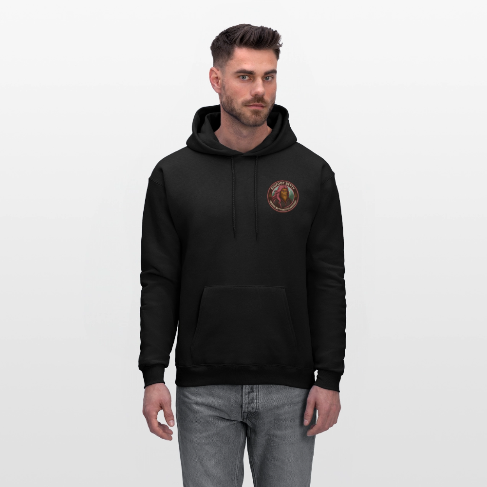 Men's Hoodie - Where Myth Meets Mission (F/B) (RETRO) - black