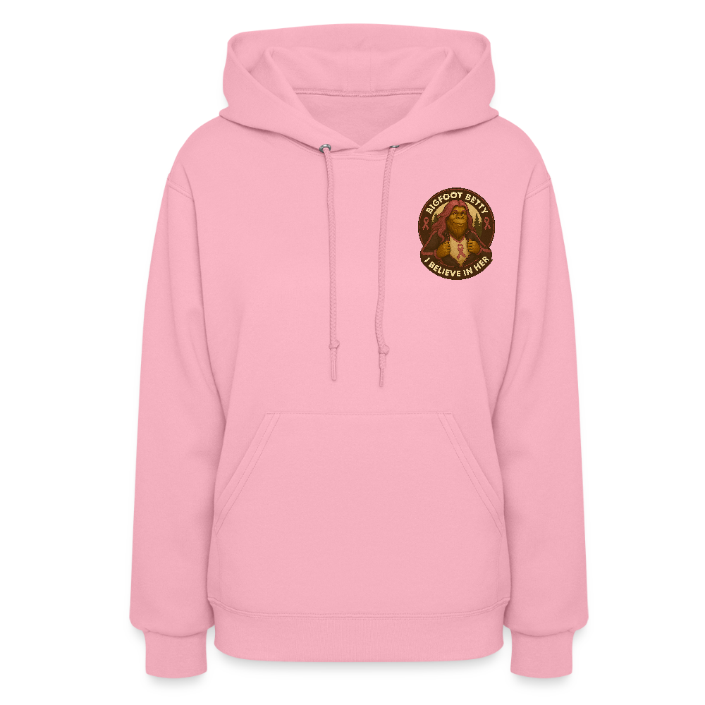 Women's Hoodie - I Believe In Her (F/B) (RETRO) - classic pink