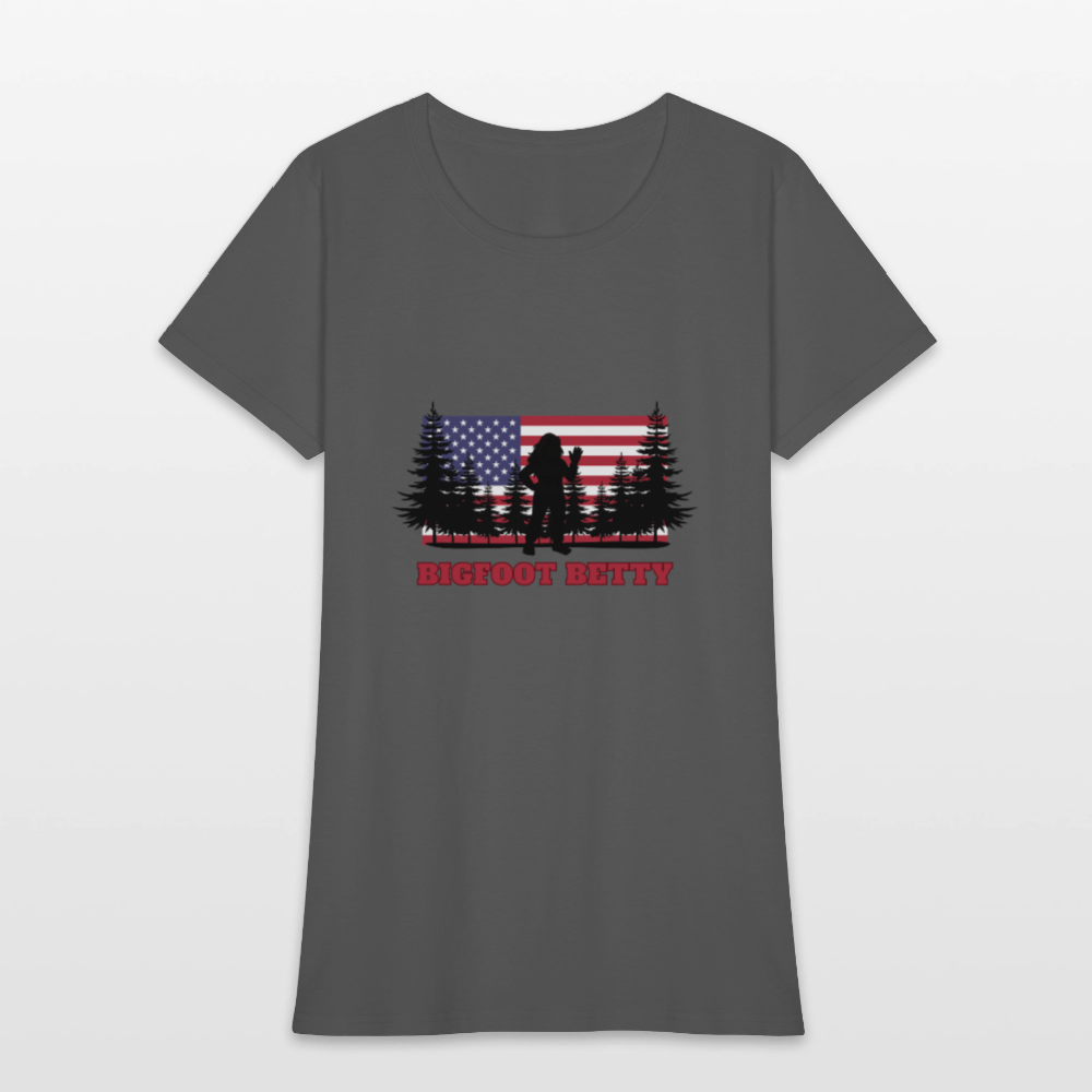 BFB July 4 - Forest Flag Women's T-Shirt - charcoal
