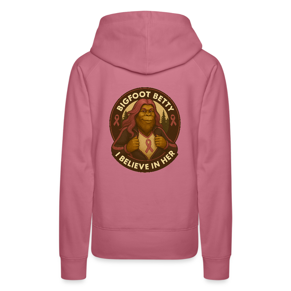 Women’s Premium Hoodie - I Believe In Her (F/B) (RETRO) - mauve