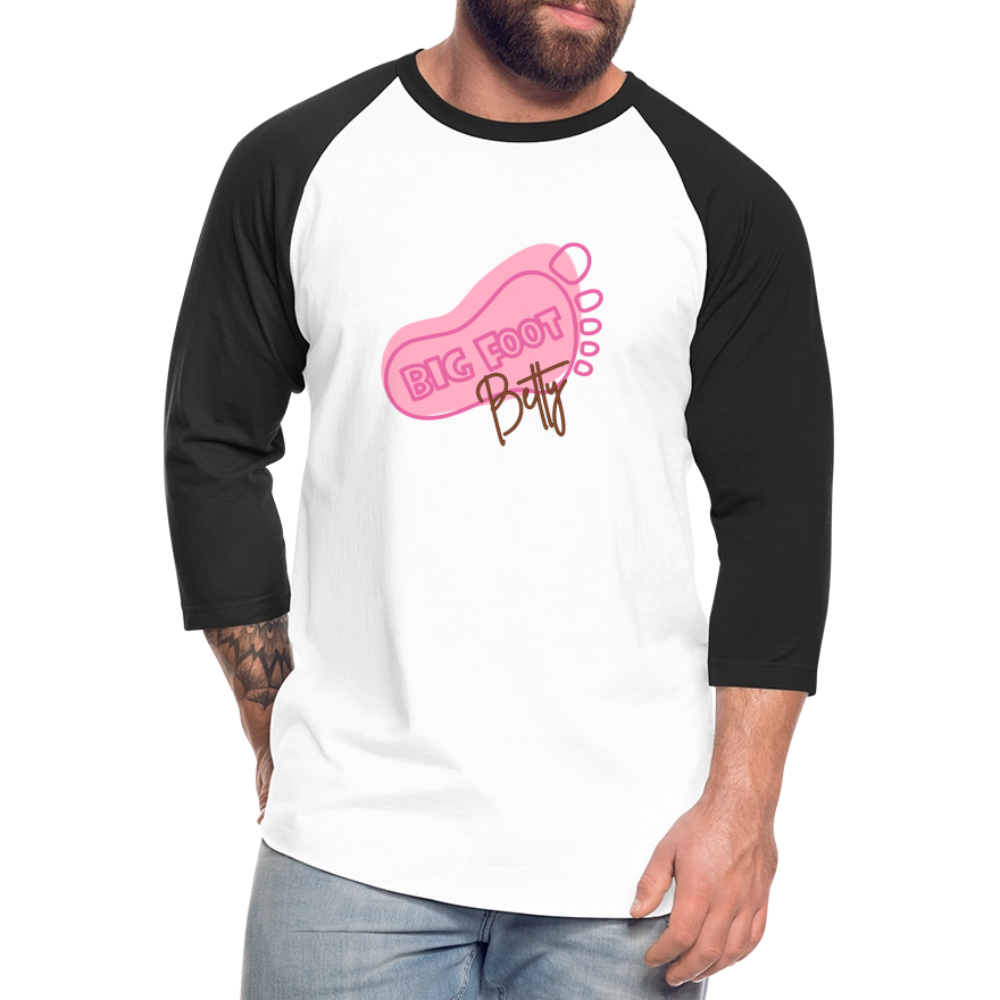 Baseball T-Shirt - BFB FootPrint - white/black