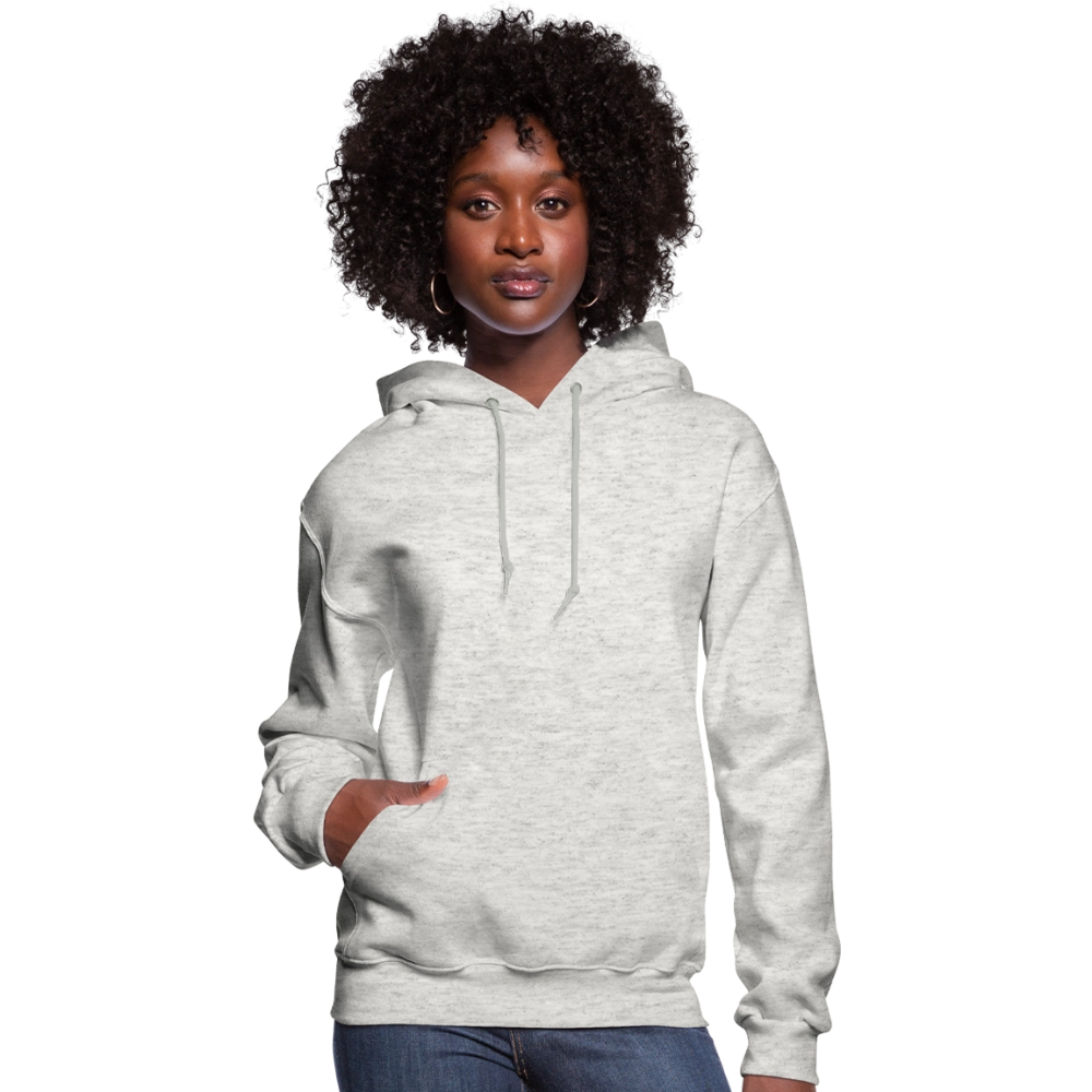 Women's Hoodie - Where Myth Meets Mission (RETRO) - heather oatmeal