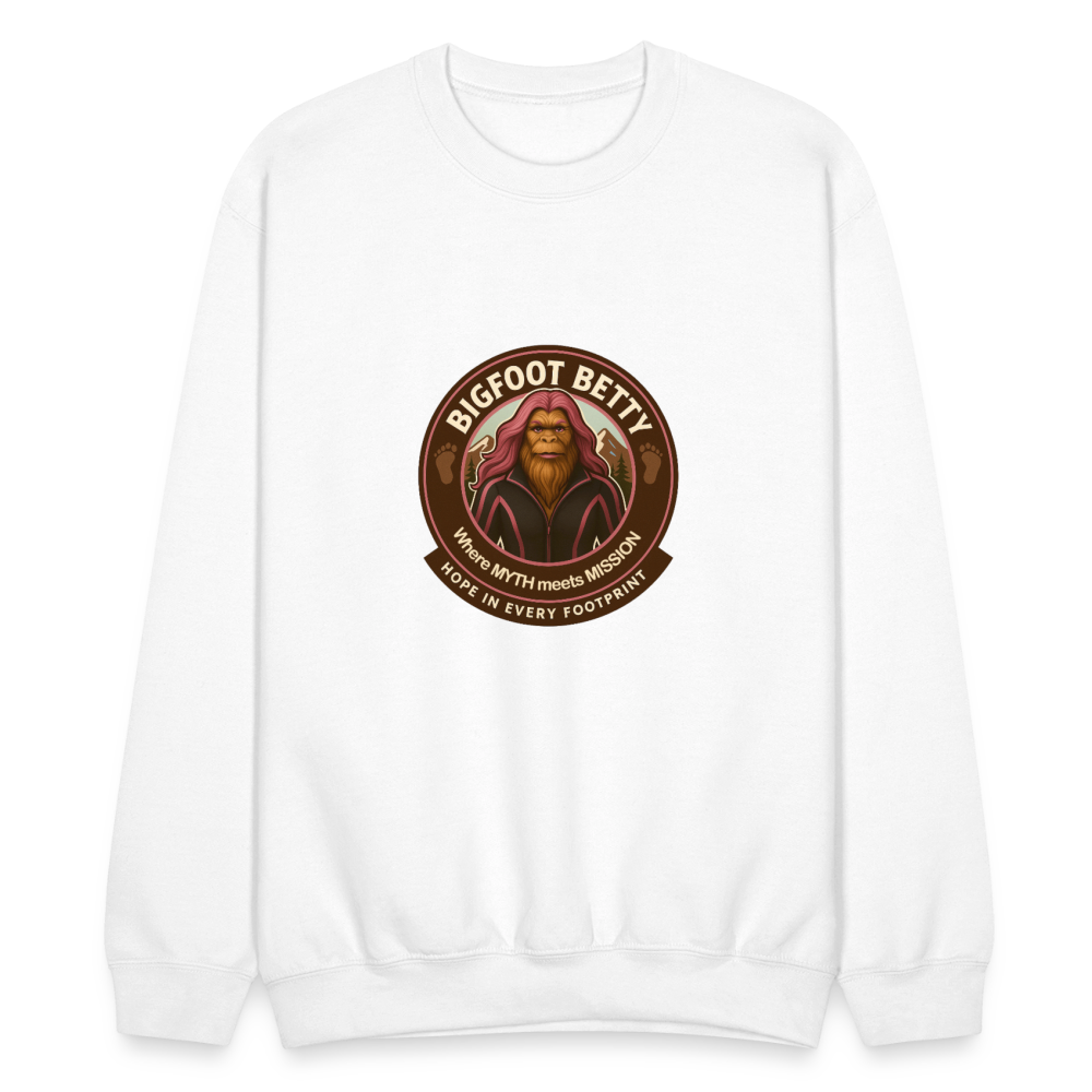 Crewneck Sweatshirt - Hope in Every Footprint (RETRO) - white