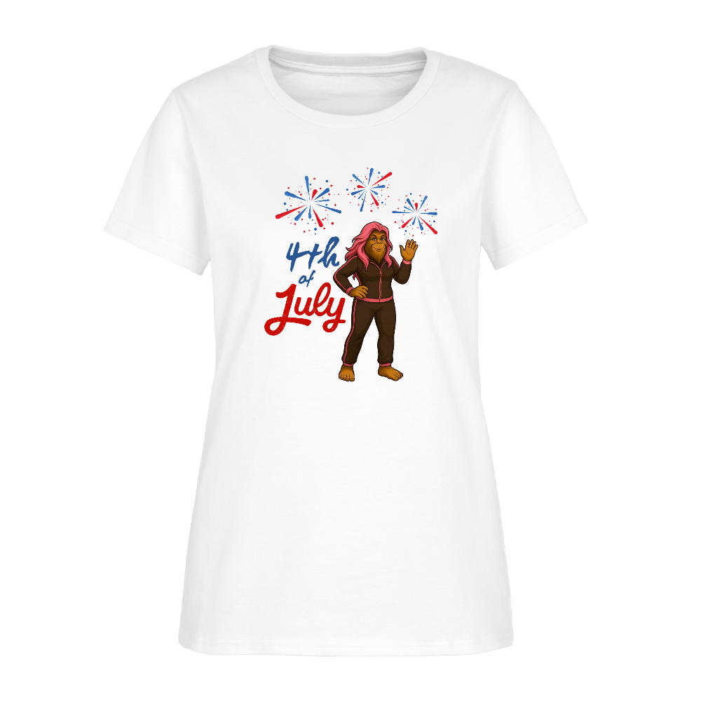 BFB July 4 - Fireworks Women's T-Shirt - white