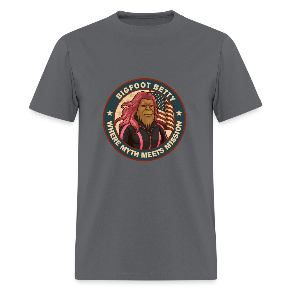 BFB July 4 - Badge Unisex Classic T-Shirt - charcoal