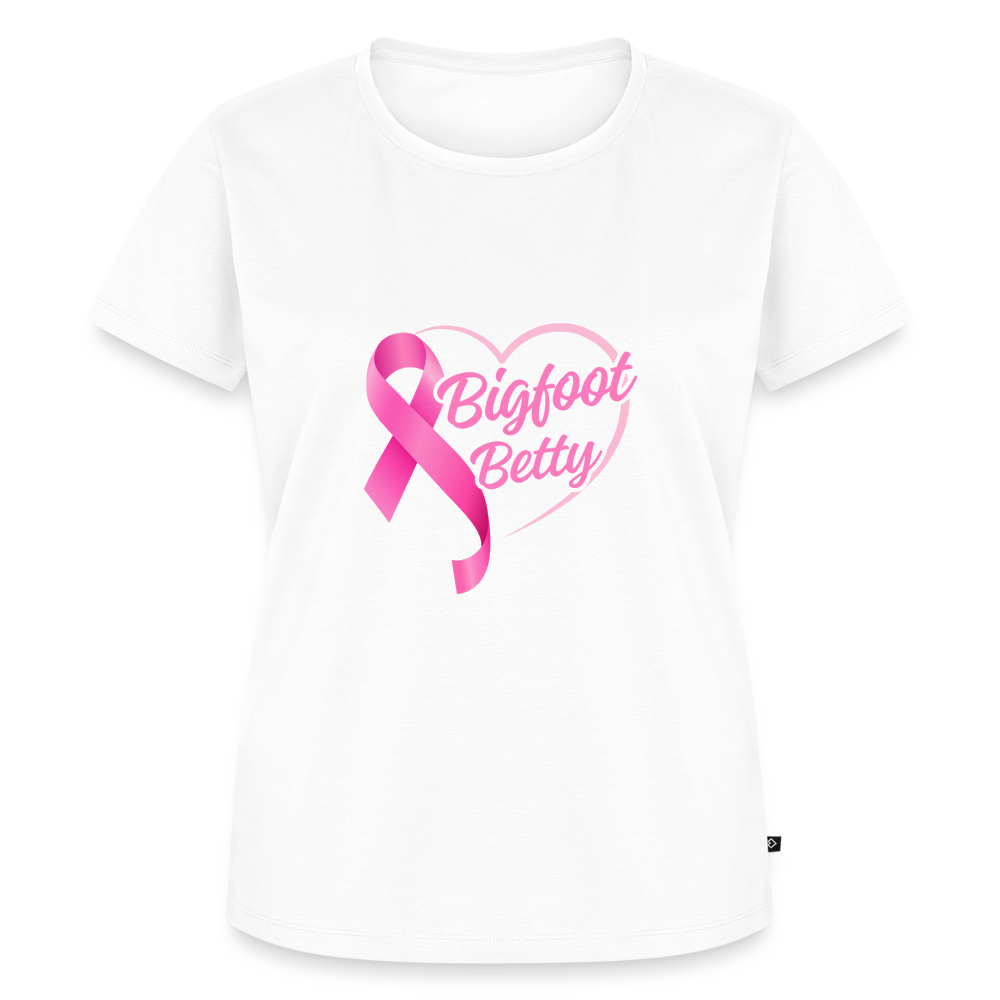 Women’s Premium T-Shirt - BFB Pink Ribbon - white