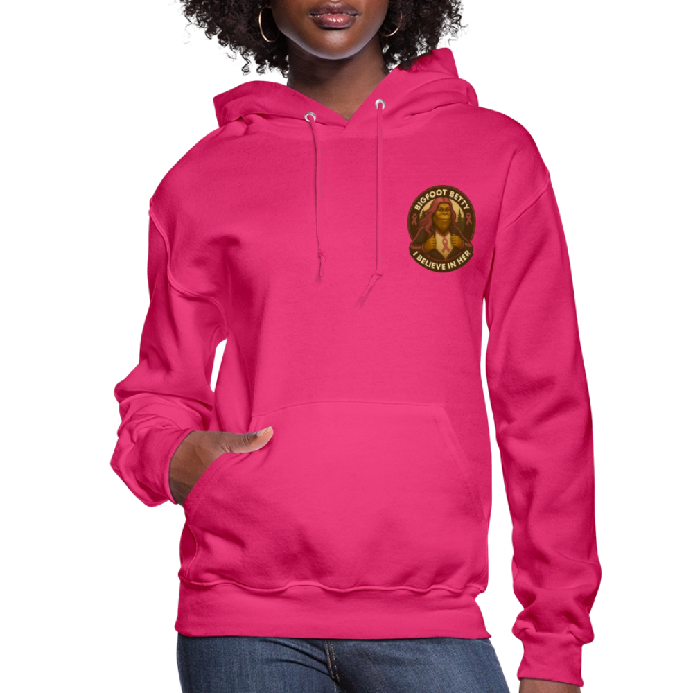 Women's Hoodie - I Believe In Her (F/B) (RETRO) - fuchsia