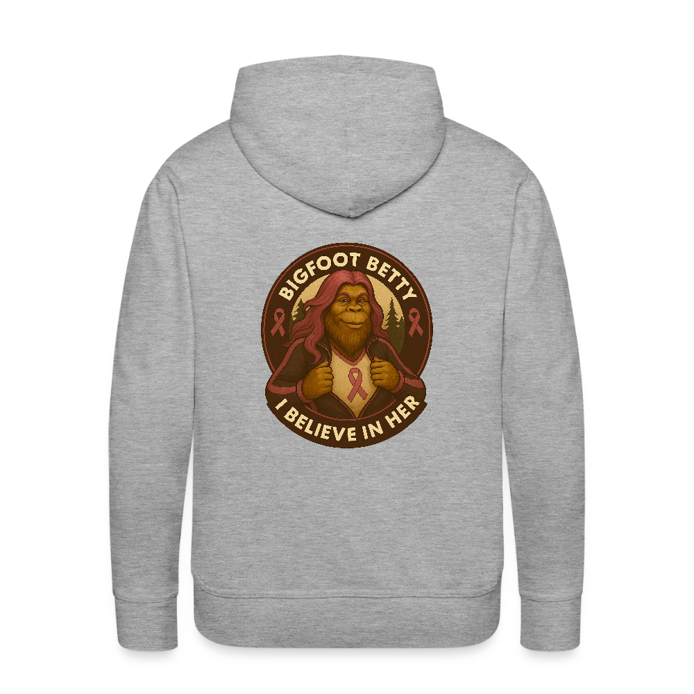 Men’s Premium Hoodie - Where Myth Meets Mission (RETRO) - heather grey