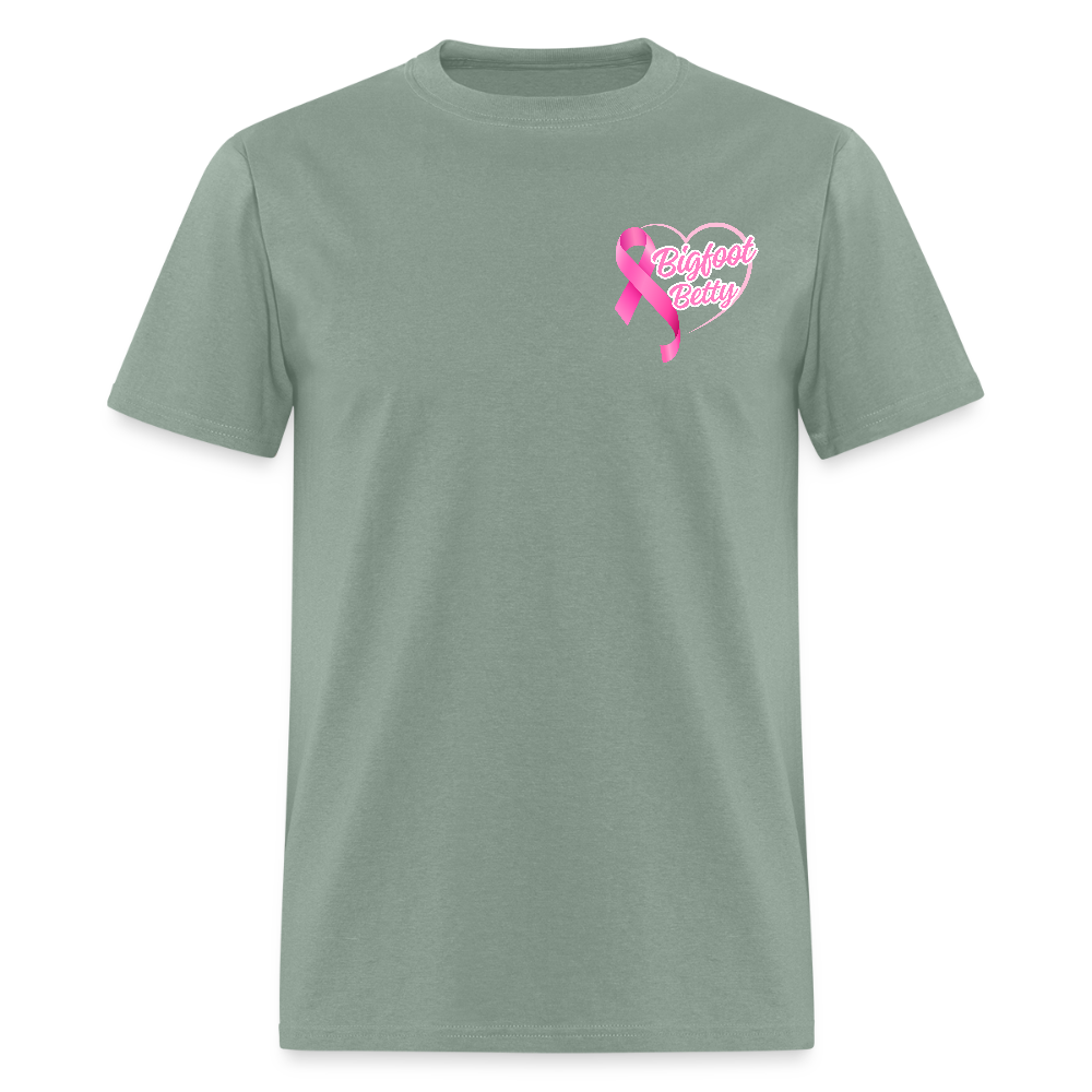 Unisex Classic T-Shirt - BFB Pink Ribbon - sage