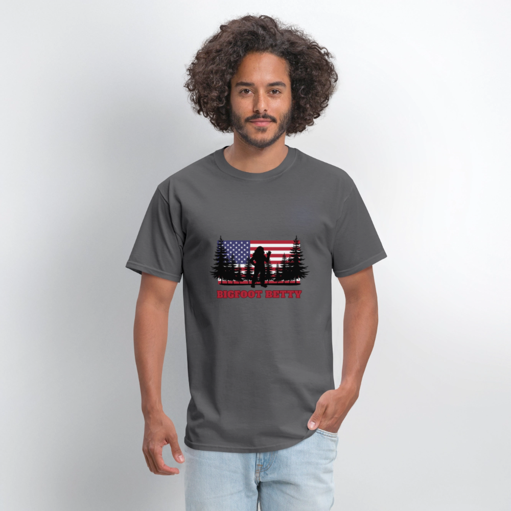 BFB July 4 - Forest Flag Unisex Classic T-Shirt - charcoal
