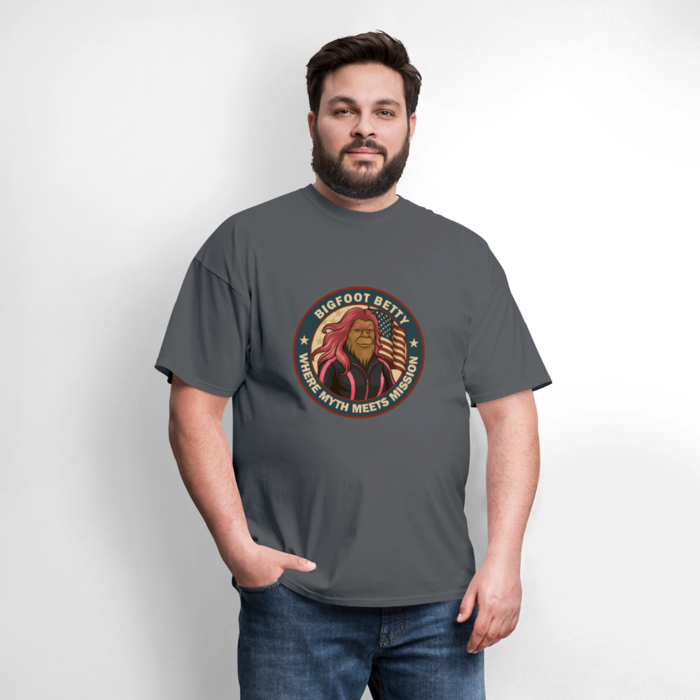BFB July 4 - Badge Unisex Classic T-Shirt - charcoal