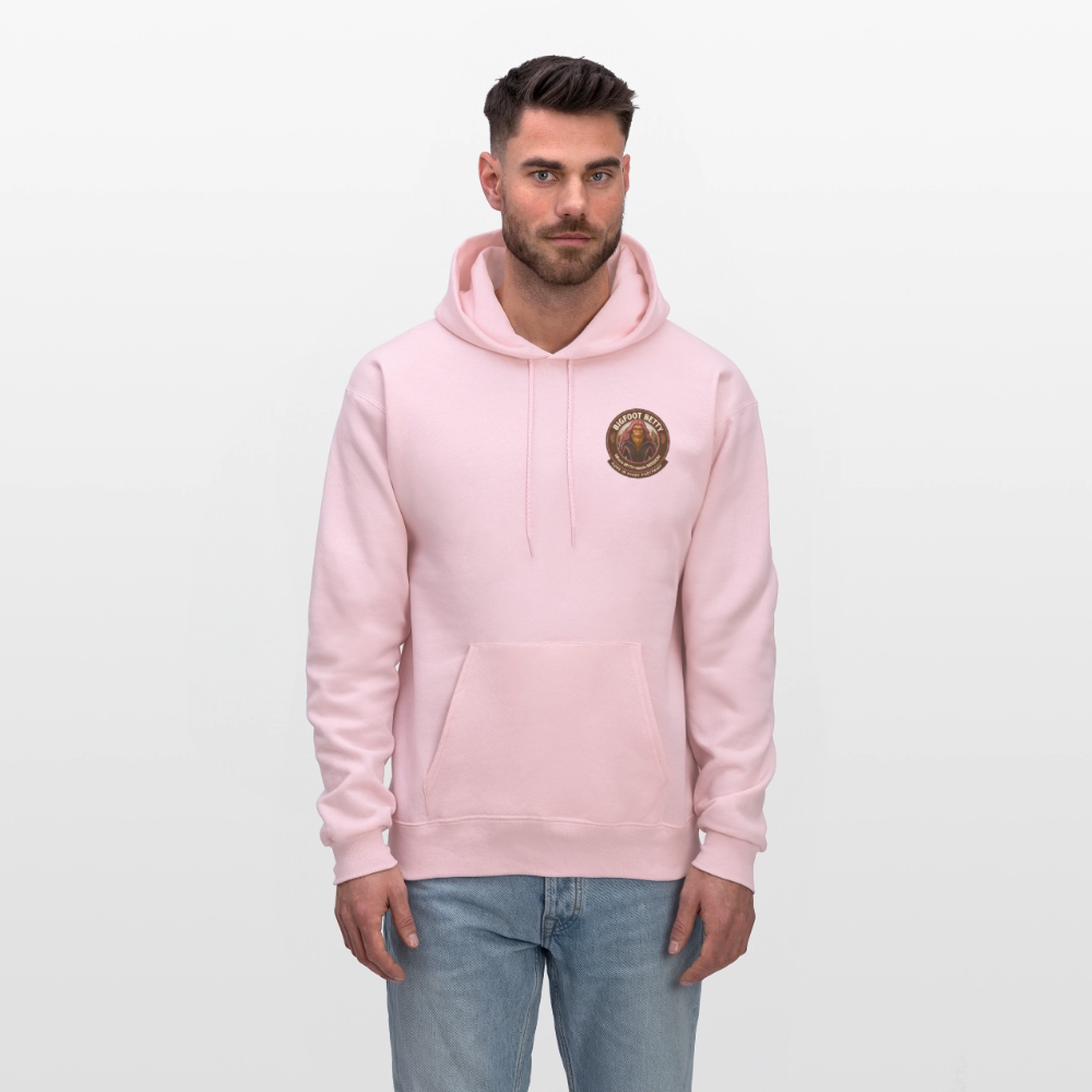 Men's Hoodie - Hope in Every Footprint (F/B) (RETRO) - pale pink