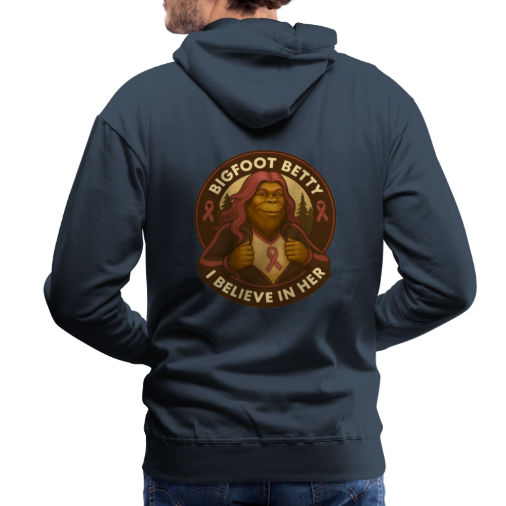 Men’s Premium Hoodie - Where Myth Meets Mission (RETRO) - navy