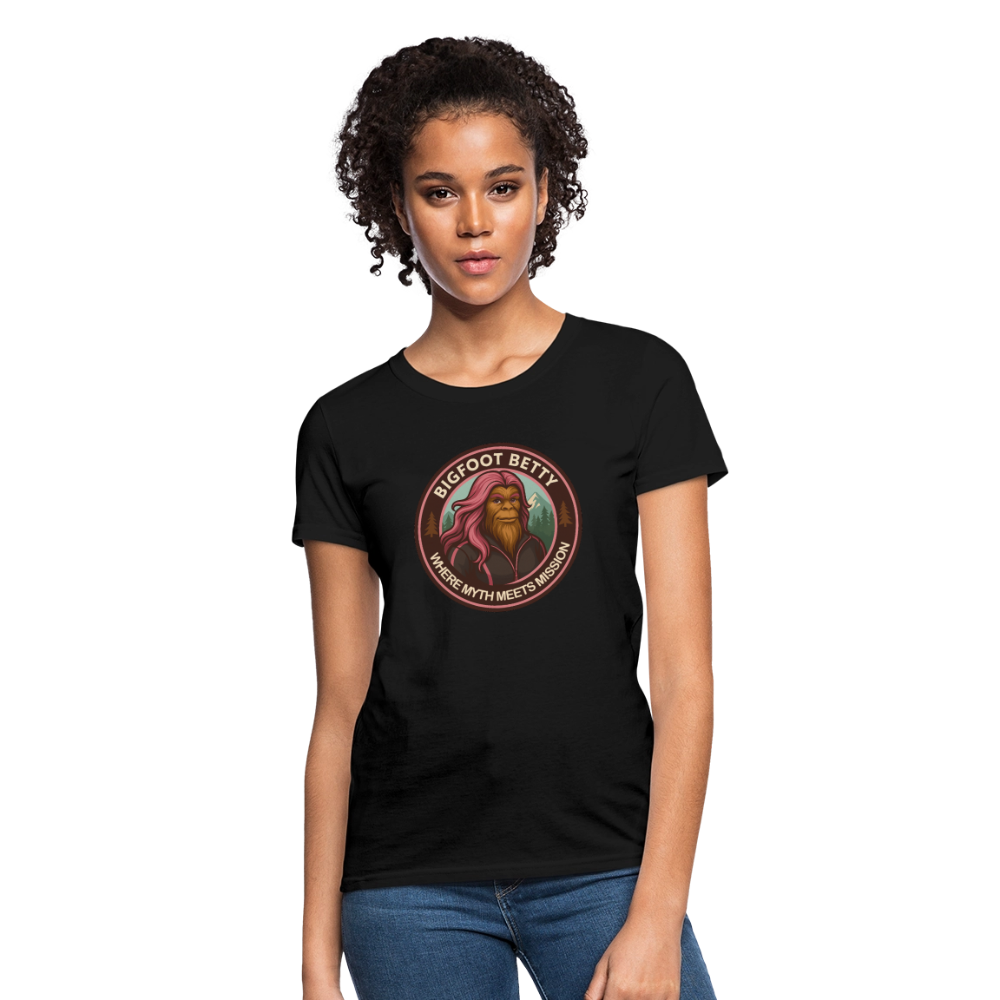 Women's T-Shirt - Where Myth Meets Mission (RETRO) - black