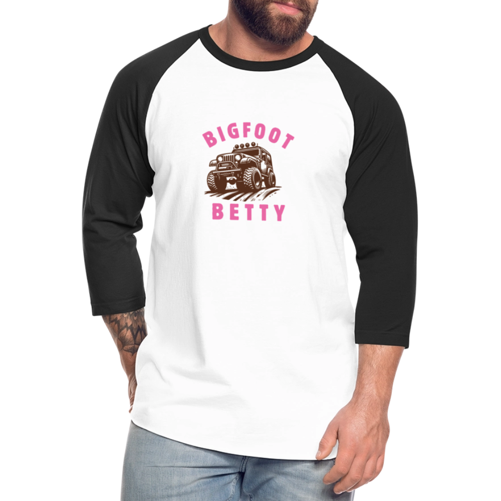 Baseball T-Shirt - BFB Jeep - white/black