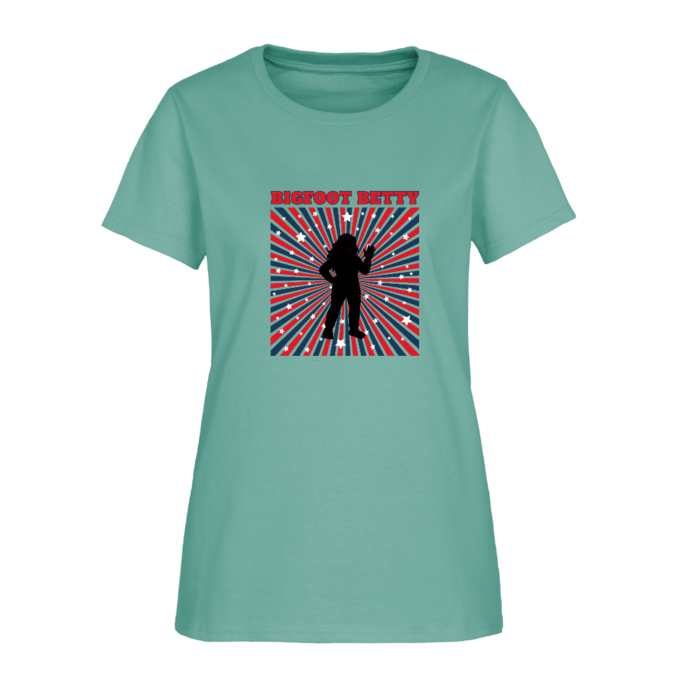 BFB July 4 - Starburst Women's T-Shirt - aquatic