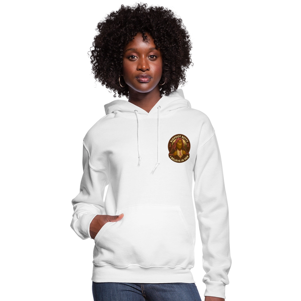 Women's Hoodie - I Believe In Her (F/B) (RETRO) - white