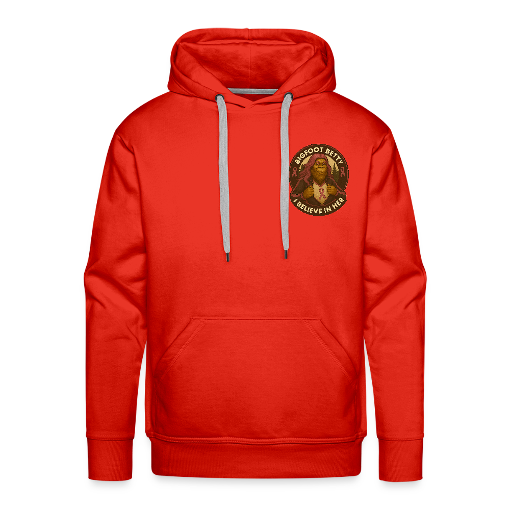 Men’s Premium Hoodie - I Believe In Her (F/B) (RETRO) - red