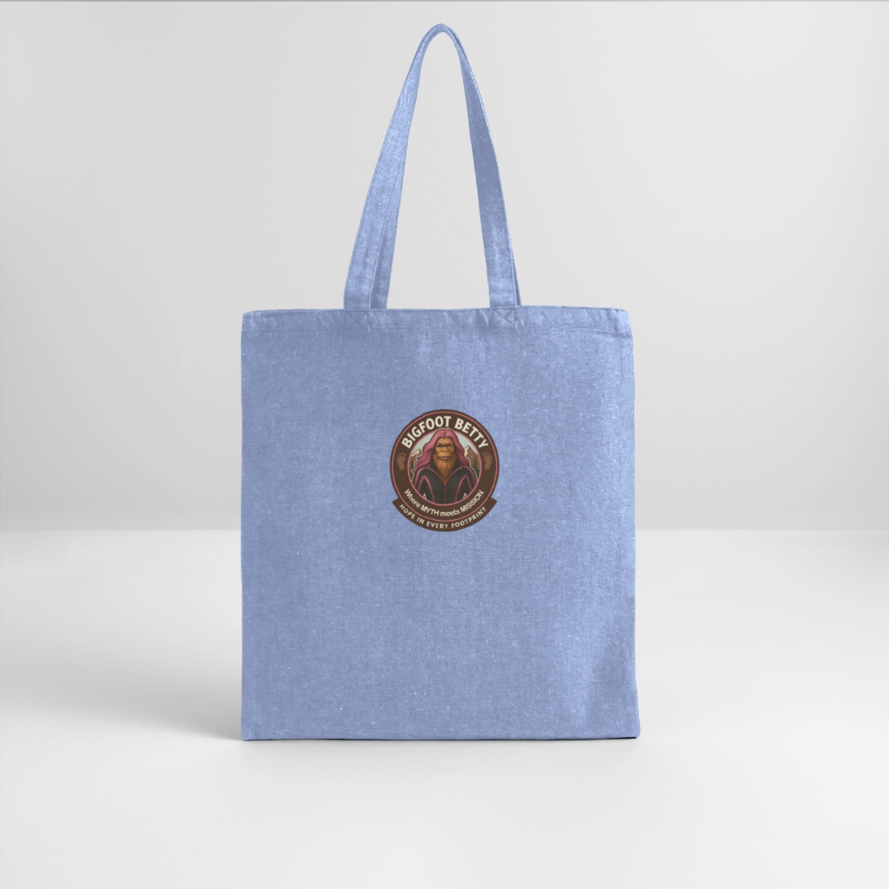Recycled Tote Bag - Hope in Every Footprint (RETRO) - light Denim