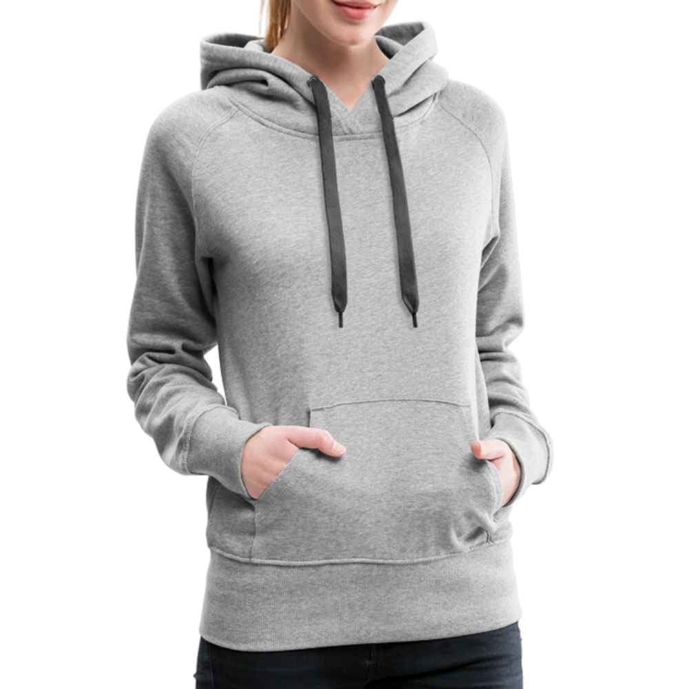 Women’s Premium Hoodie - Hope in Every Footprint (RETRO) - heather grey
