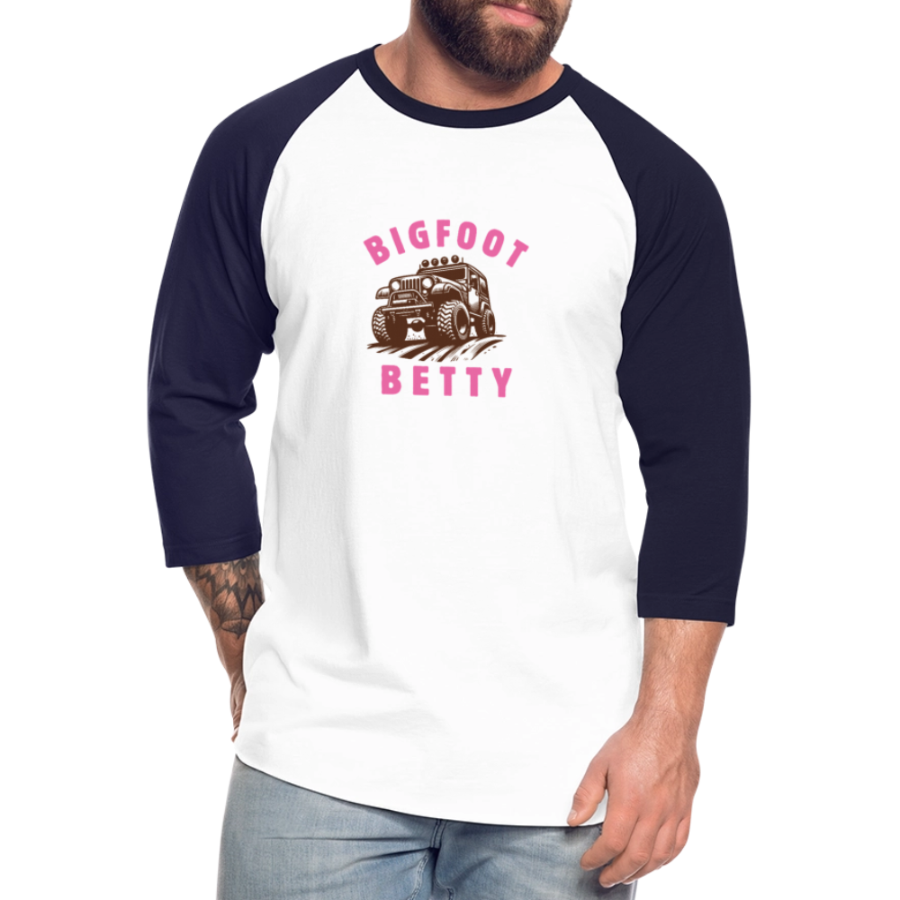 Baseball T-Shirt - BFB Jeep - white/navy
