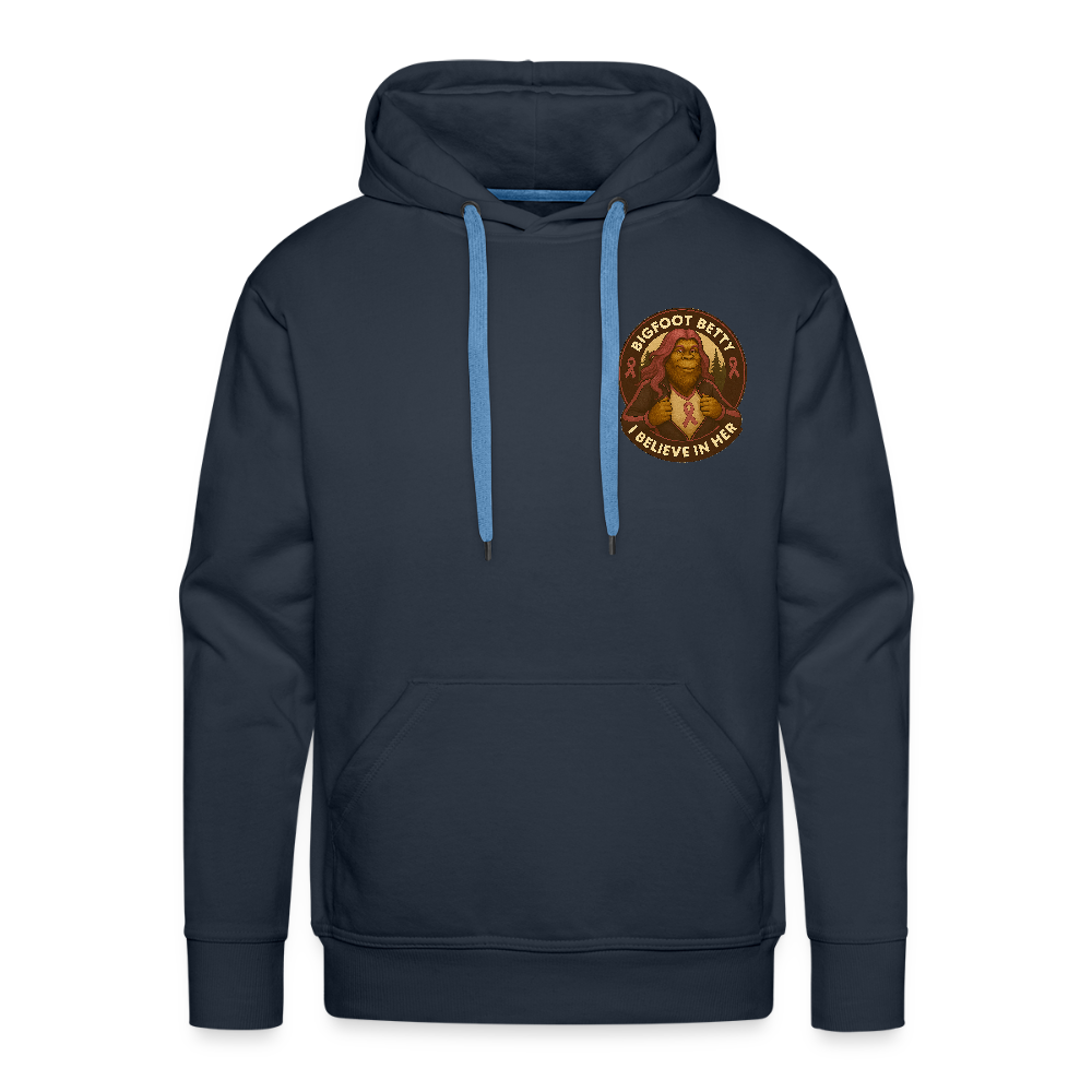 Men’s Premium Hoodie - I Believe In Her (F/B) (RETRO) - navy