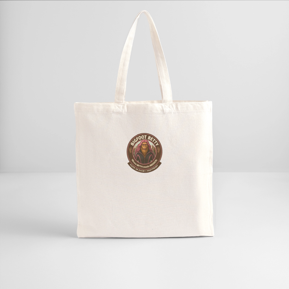 Recycled Tote Bag - Hope in Every Footprint (RETRO) - natural