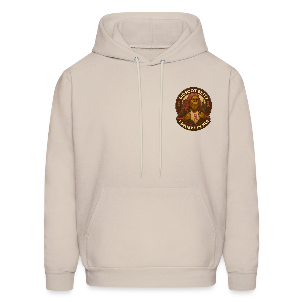 Men's Hoodie - I Believe In Her (F/B) (RETRO) - Sand