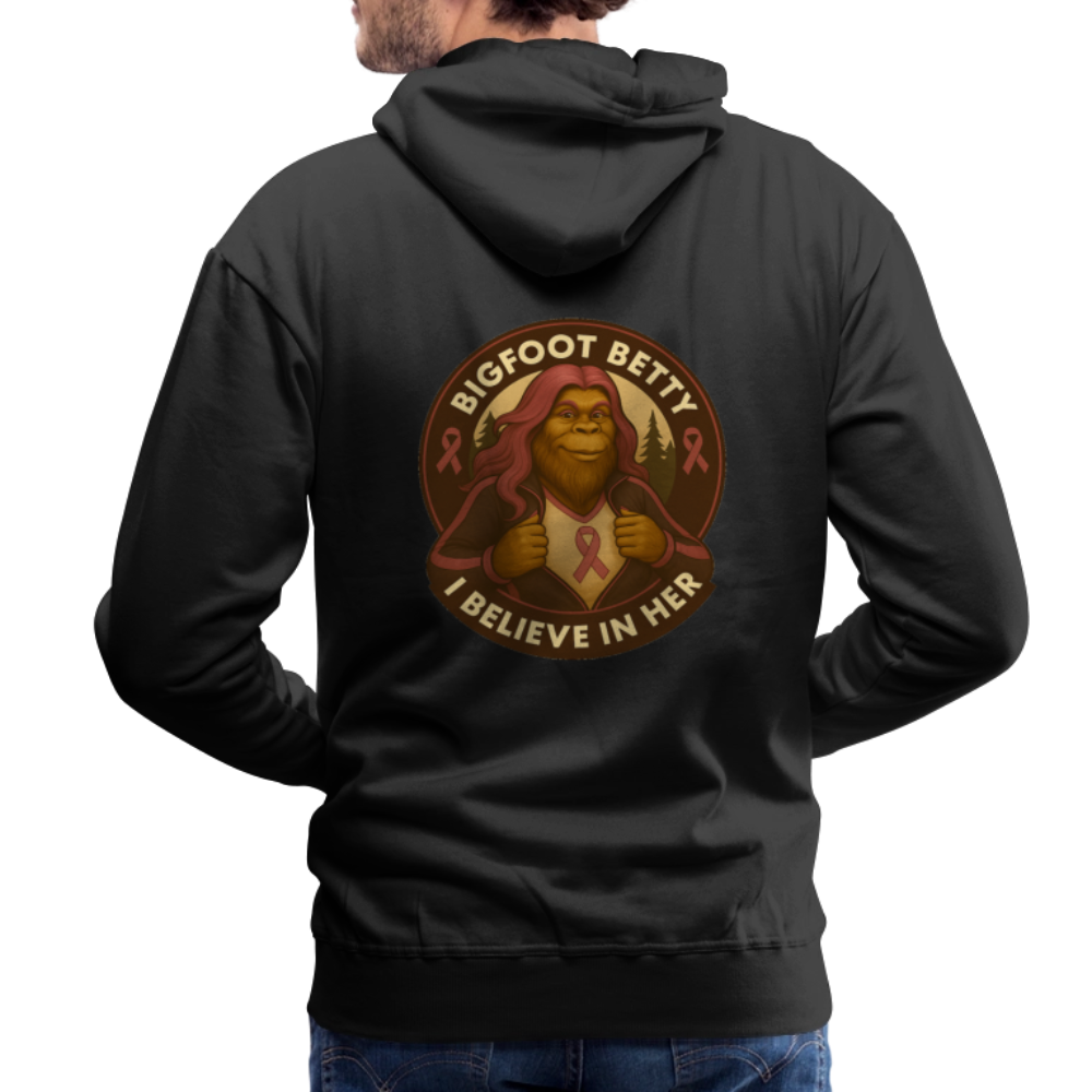 Men’s Premium Hoodie - I Believe In Her (F/B) (RETRO) - black