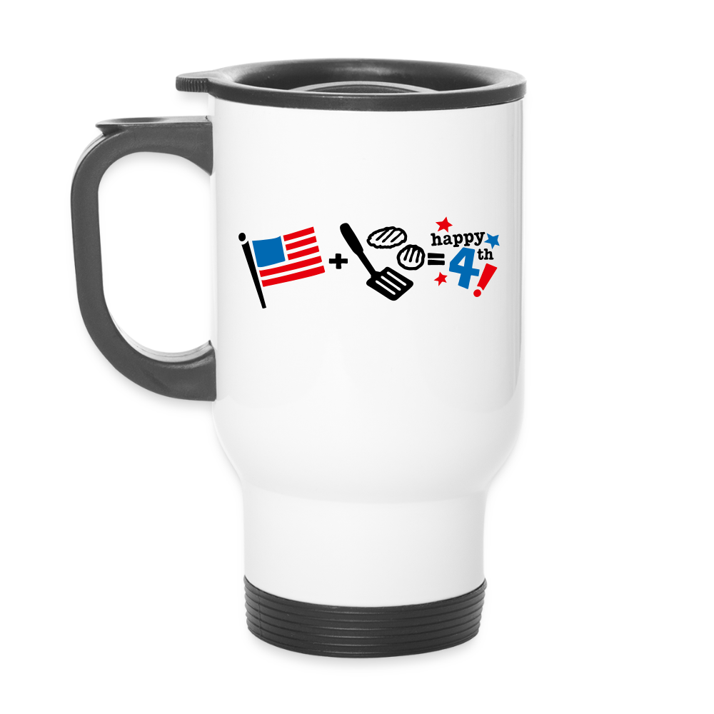 BFB July 4 - Starburst Travel Mug - white