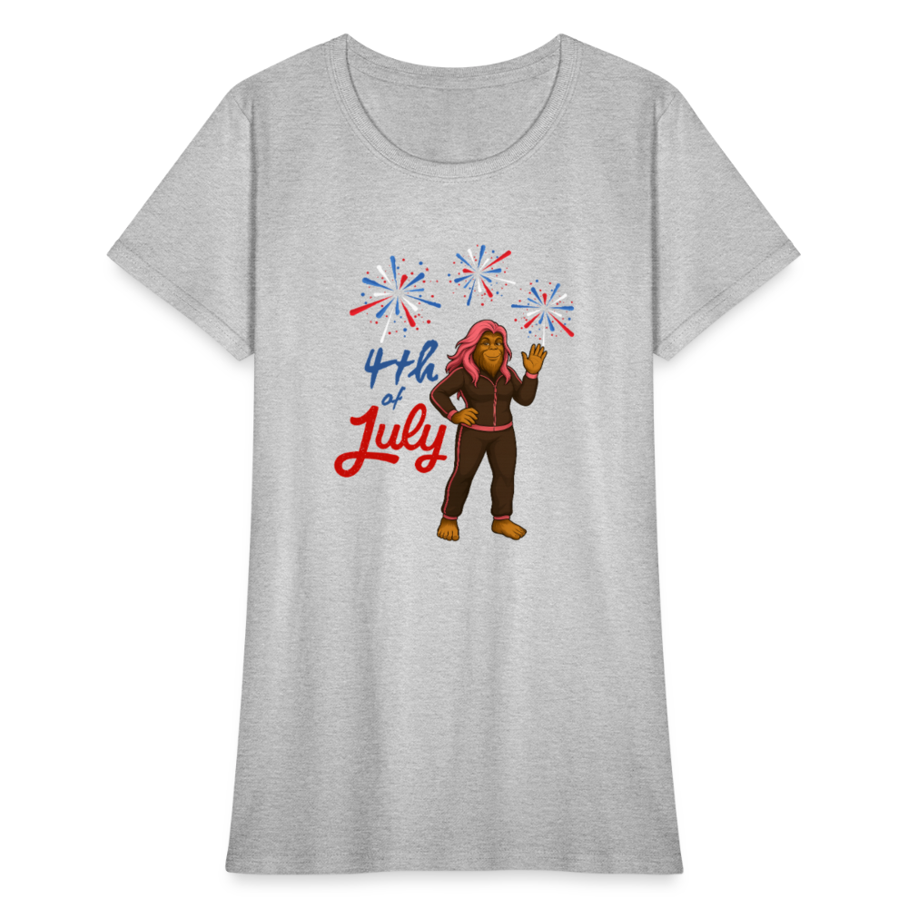 BFB July 4 - Fireworks Women's T-Shirt - heather gray