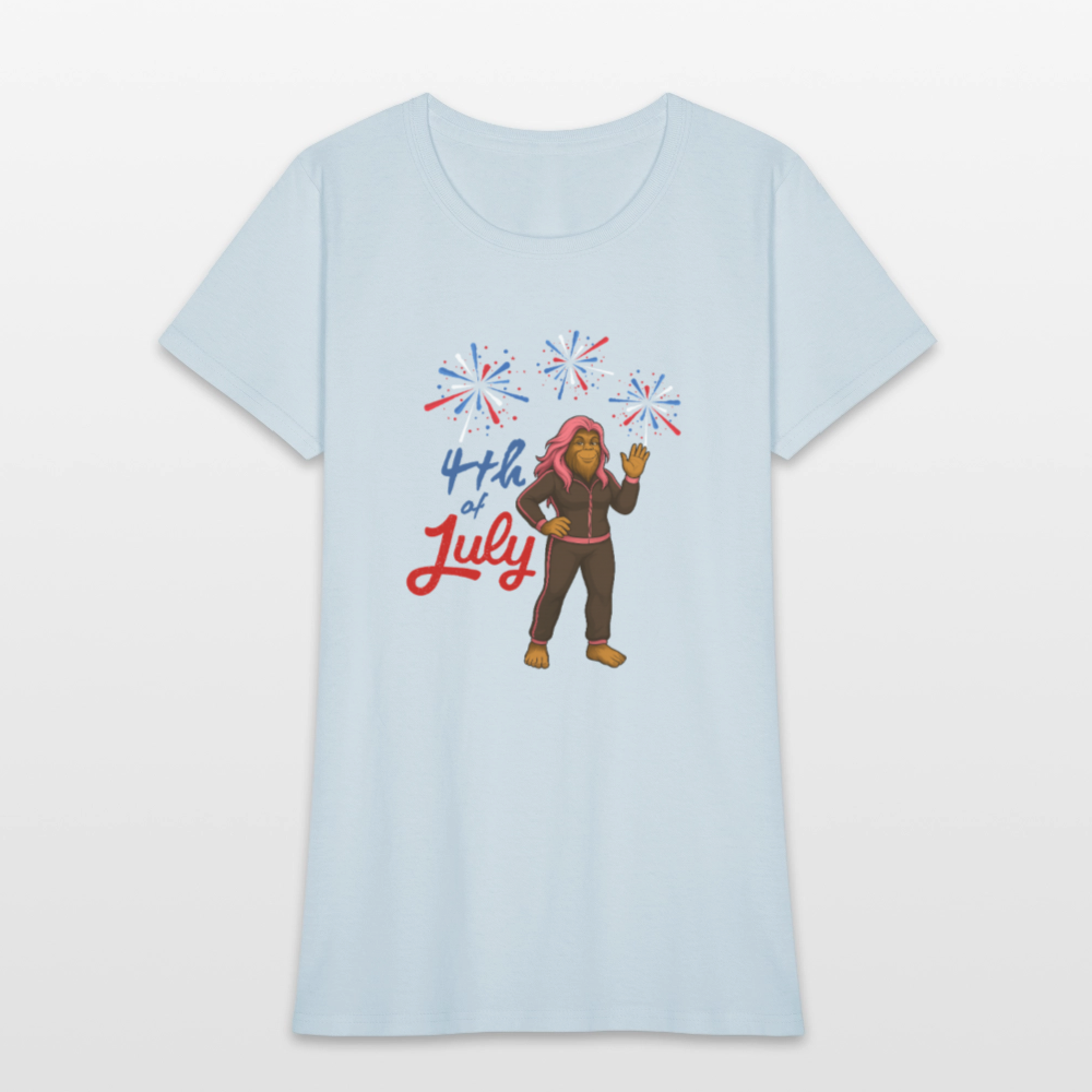 BFB July 4 - Fireworks Women's T-Shirt - light blue