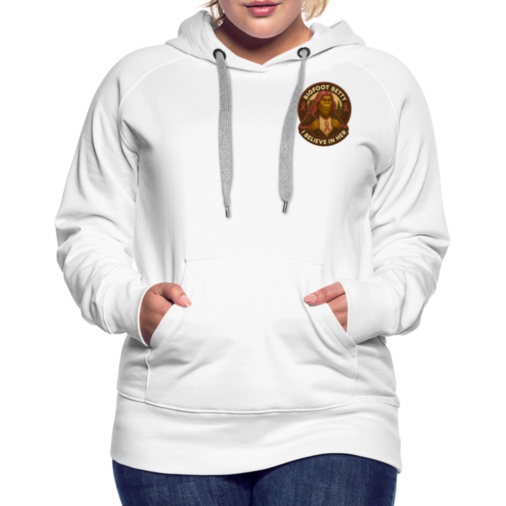 Women’s Premium Hoodie - I Believe In Her (F/B) (RETRO) - white