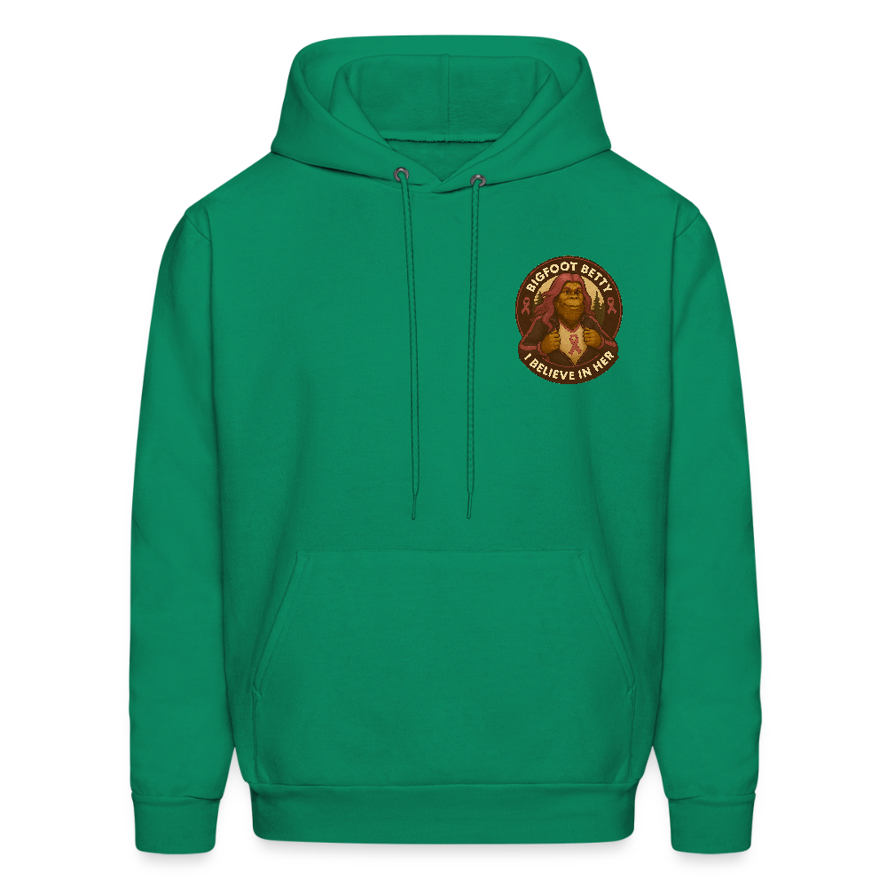 Men's Hoodie - I Believe In Her (F/B) (RETRO) - kelly green