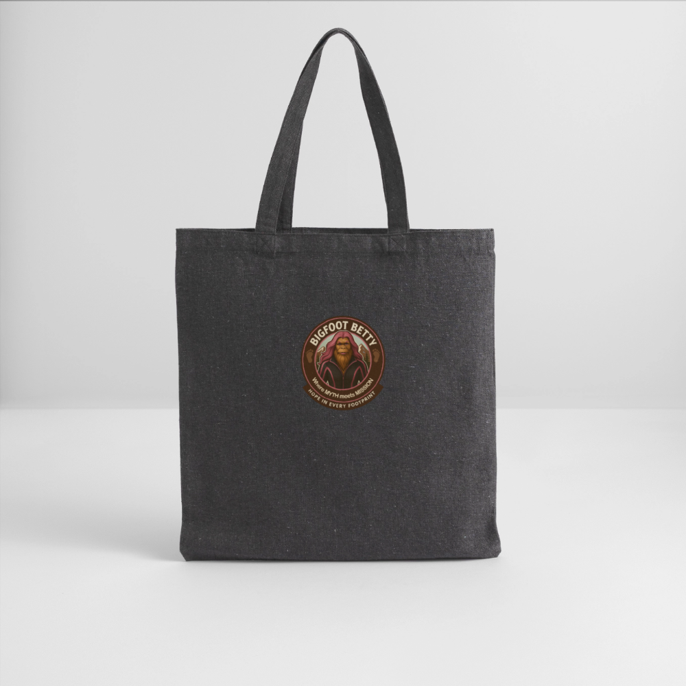 Recycled Tote Bag - Hope in Every Footprint (RETRO) - charcoal grey
